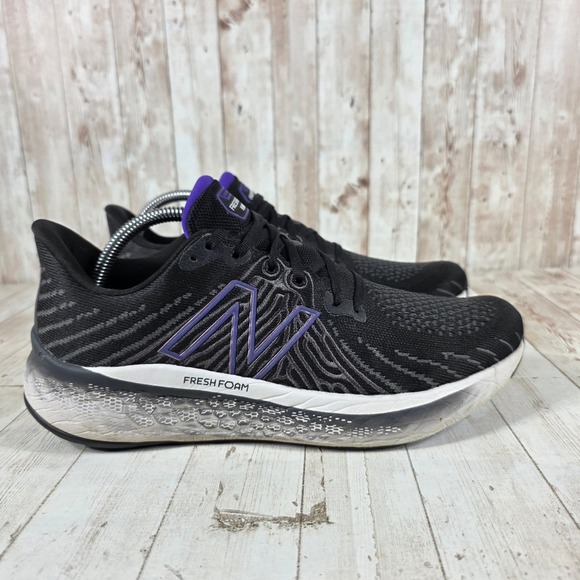 New Balance Shoes - New Balance Fresh Foam Vongo v5 Black Purple Running Shoes Mens 9.5 Wide